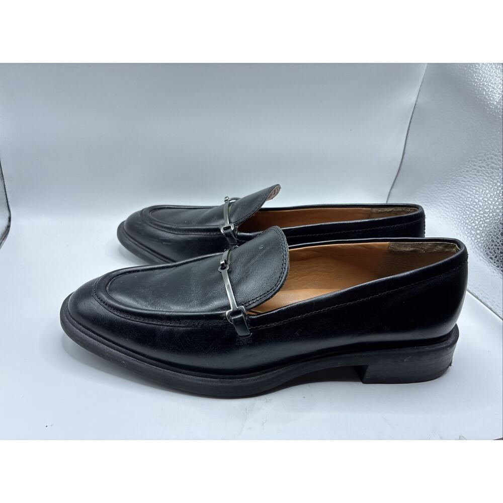 Sarto Franco Sarto Eda Bit Loafer Womens 6.5 Black Leather Slip On Preppy Penny